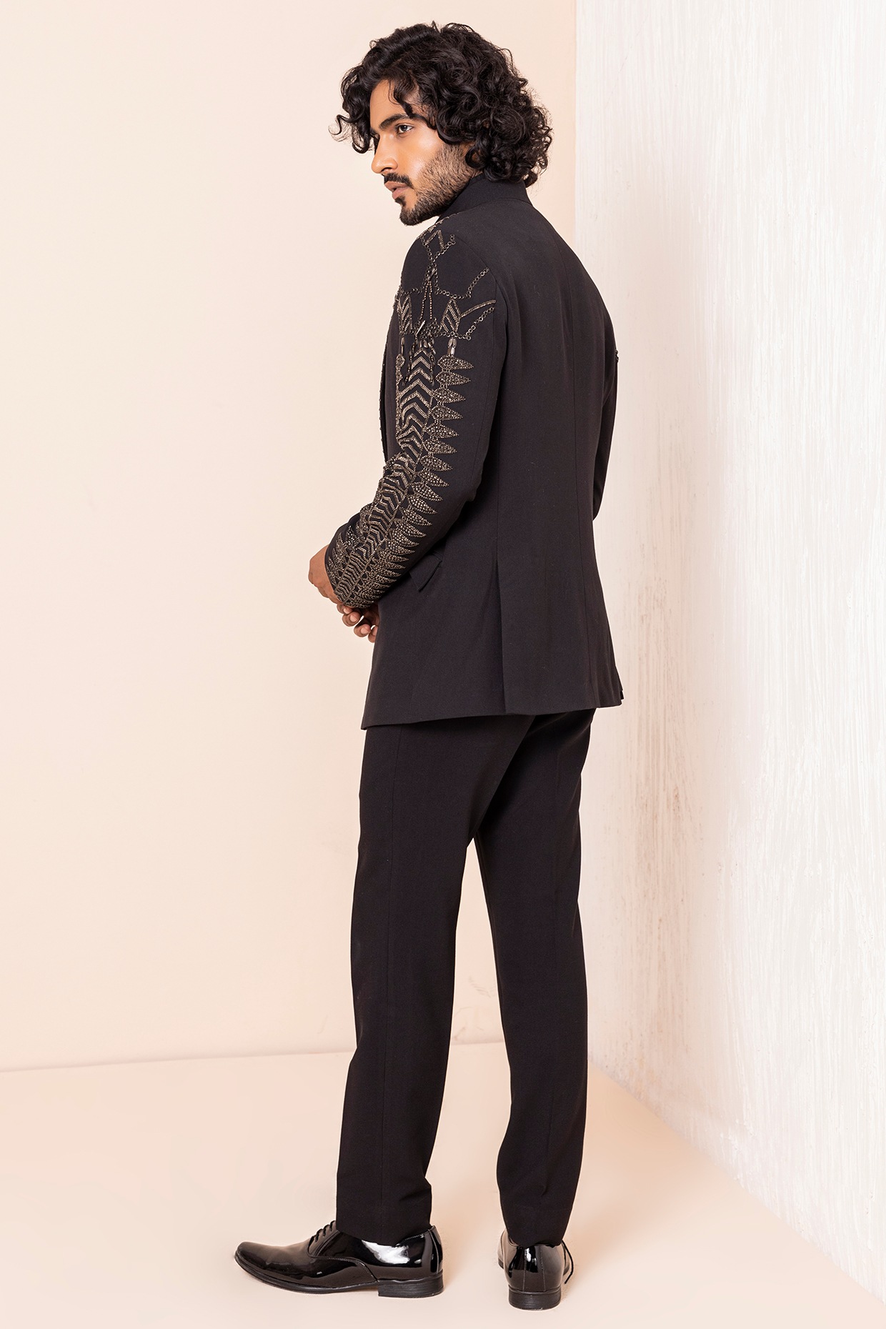 Ameri VINTAGE - OTONA KNIT JACKET SET　ブラック Ameri（アメリ）の「OTONA KNIT JACKET SET（アンサンブル