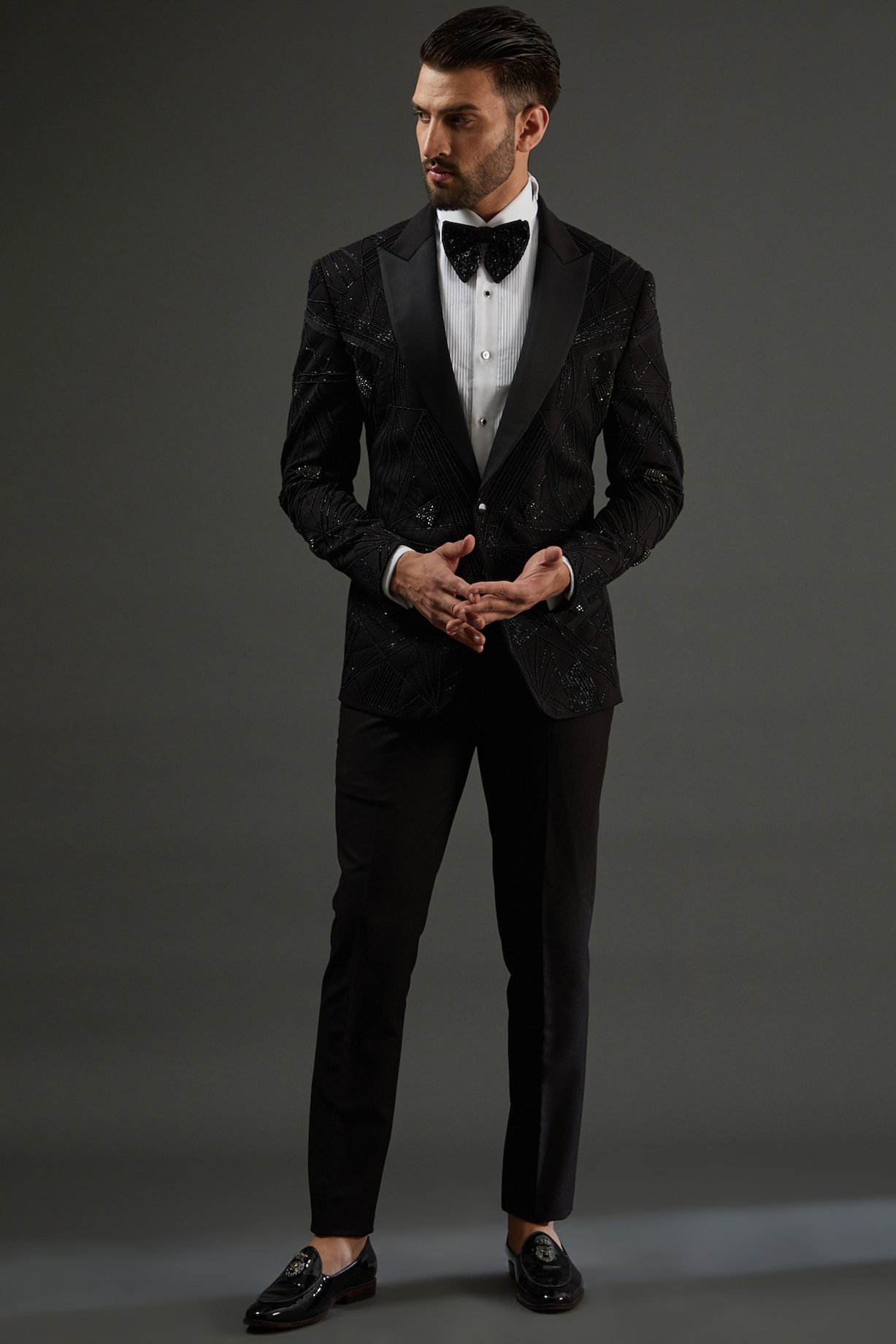 Swarovski Tuxedo, Raymond, GQ India