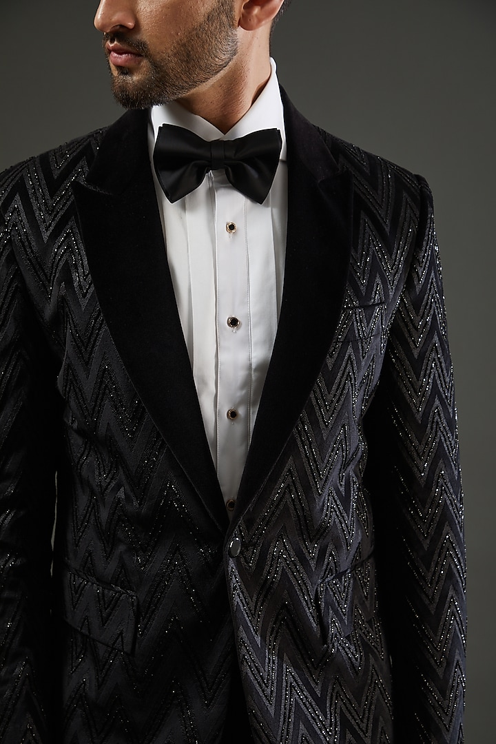 Designer Black Tuxido Suit at Rs 5400/piece in Pune