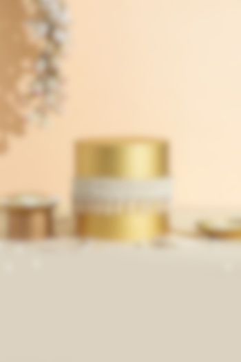 Gold Chikankari Mukaish Embroidered Waist Belt by AMYRA at Pernia's Pop Up Shop