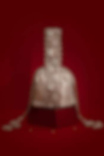 Champagne Organza Tissue Bucket Bag by AMYRA at Pernia's Pop Up Shop