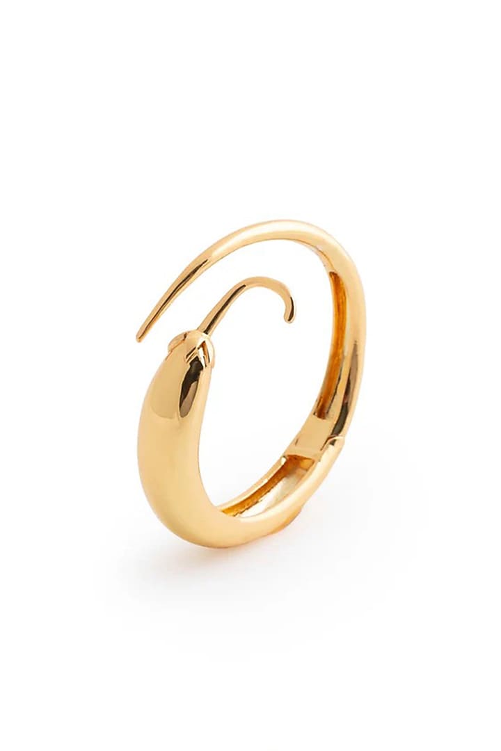 Gold Plated Brass Alloy Cuff by AMAMA at Pernia's Pop Up Shop