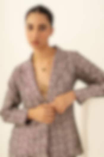 Antique Gold Plated Glass Stone & Green Onyx Charm Necklace by AMAMA at Pernia's Pop Up Shop