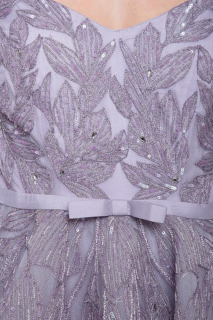 Mauve embroidered gown available only at Pernia's Pop Up Shop.