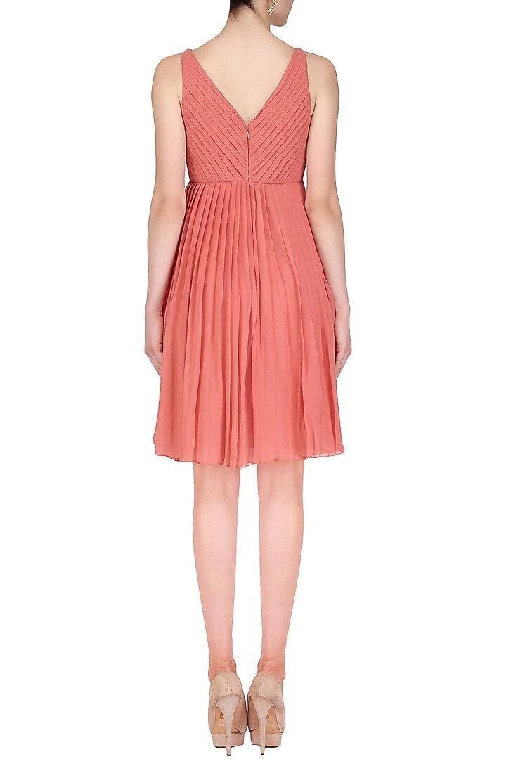 Rasberry pink draped dress available only at Pernia's Pop Up Shop.