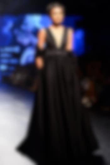 Black Ball Gown with Jacket by AMIT GT