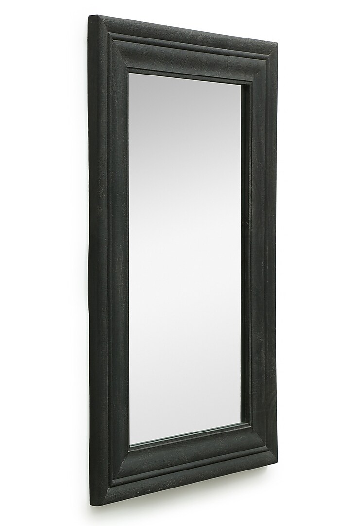 Black MDF Wall Mirror by Artisans Rose at Pernia's Pop Up Shop