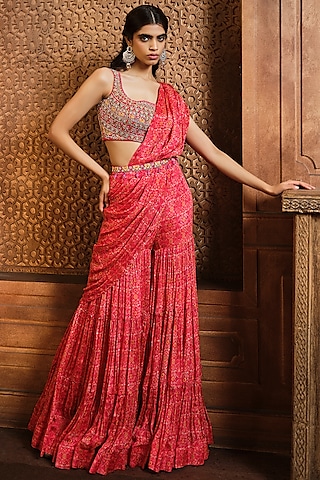 Buy Dark Pink Waist Belt: The Ultimate Saree Belt for Effortless Style and  Comfort(20) at