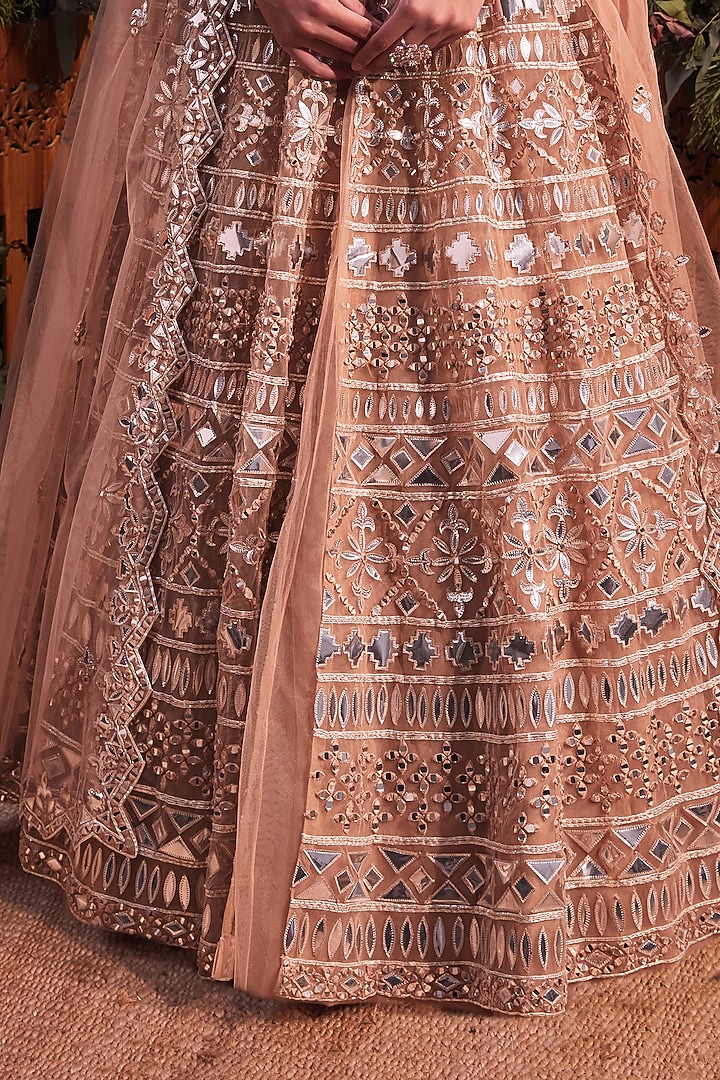 Gold Foil Embroidered Jacket Set by Aneesh Agarwaal at Pernia's Pop Up Shop