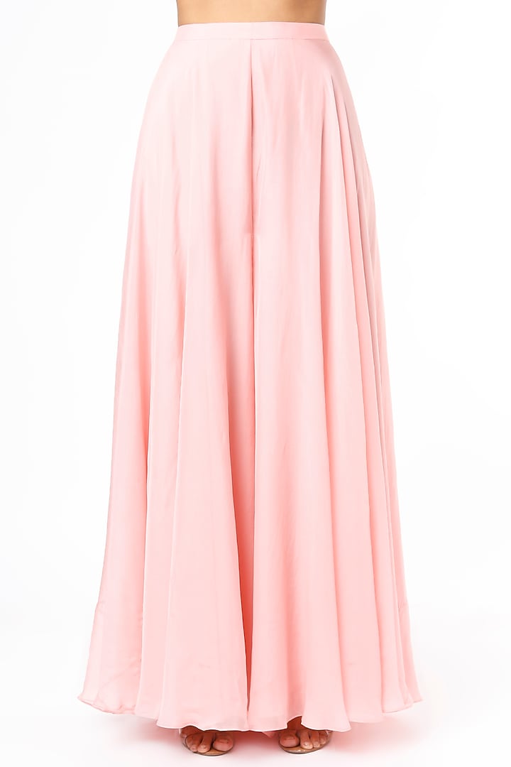 Pink Soft Organza Wedding Sharara Set by Aneesh Agarwaal PRET at Pernia's Pop Up Shop