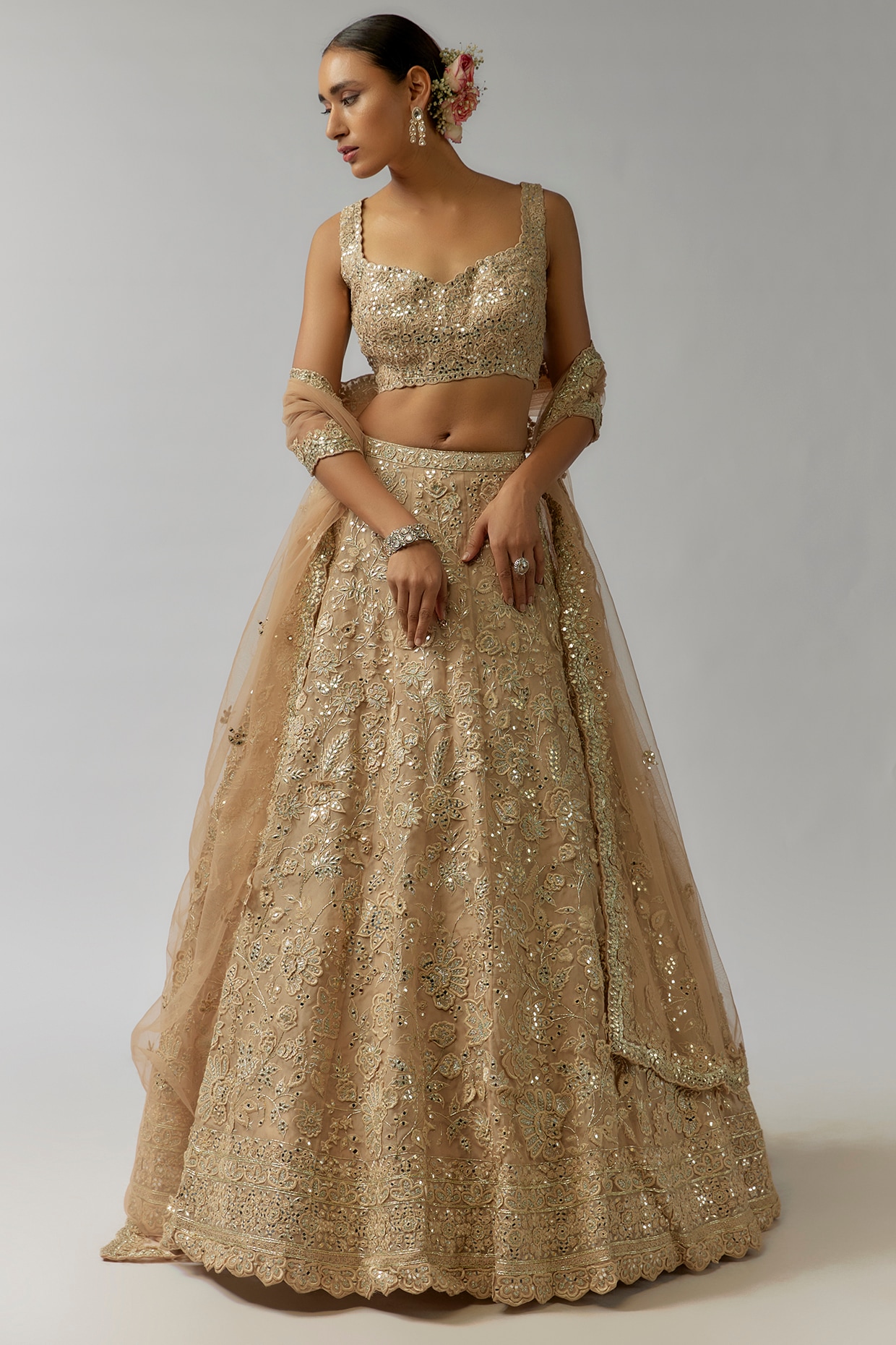 Gold Lehenga - Latest Designer Collection with Prices - Buy Online