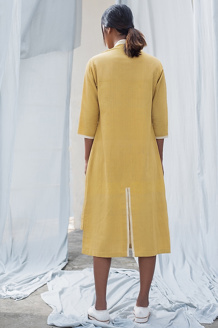 Citrine Double Layered Dress by Antar Agni at Pernia's Pop Up Shop