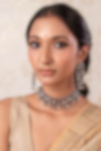 Two-Tone Finish Choker Necklace Set by ANANA at Pernia's Pop Up Shop