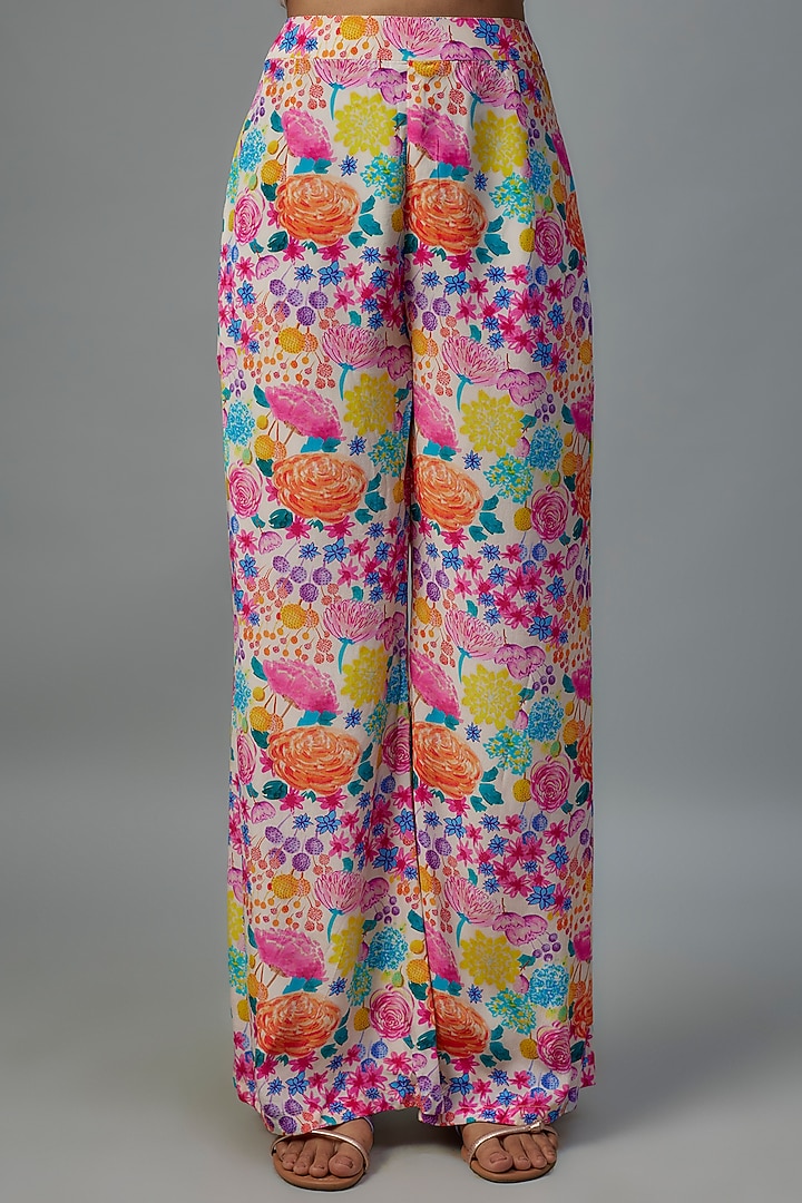 Multi-Colored Crepe Blazer Set by Aneesh Agarwaal PRET at Pernia's Pop Up Shop