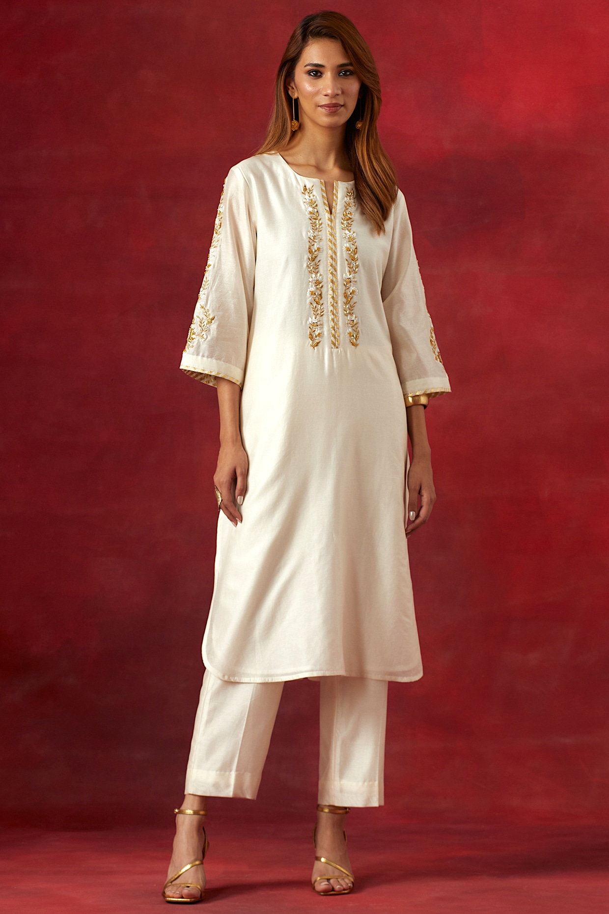 Buy 36/S Size Anarkali Style White Punjabi Wedding Clothing Online for  Women in USA