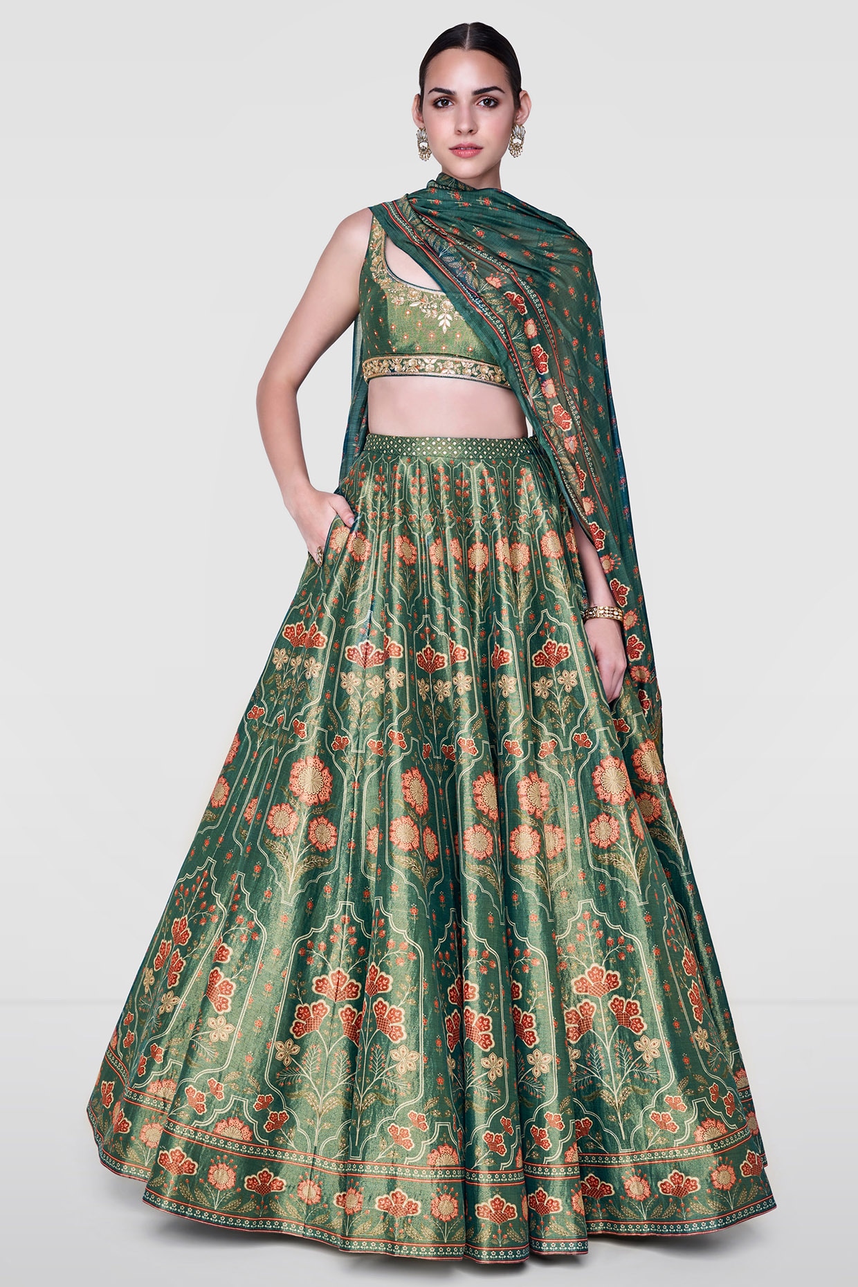 Mihira Lehenga Set - Mustard - Anita Dongre – LIVEtheCOLLECTIVE