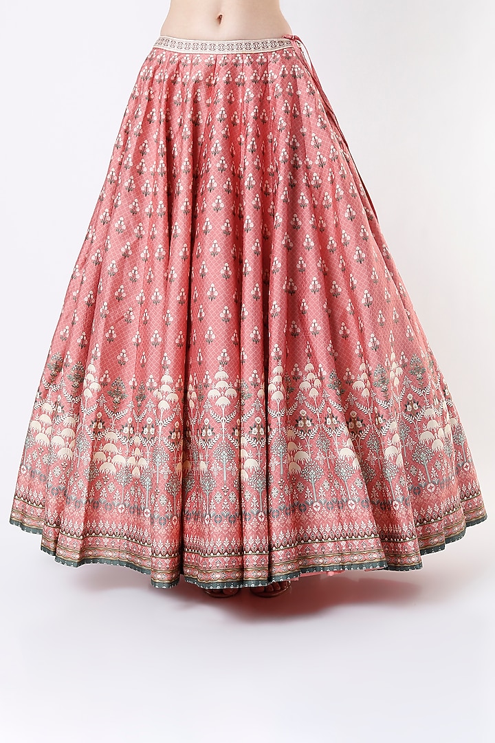 Blush Pink Printed Wedding Lehenga Set by Anita Dongre at Pernia's Pop Up Shop