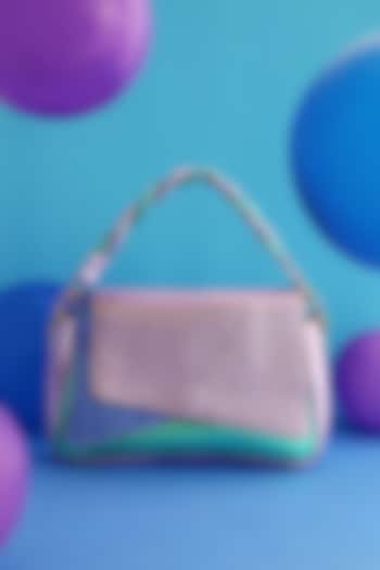 Multi-Colored Leather Flap Bag by And Also