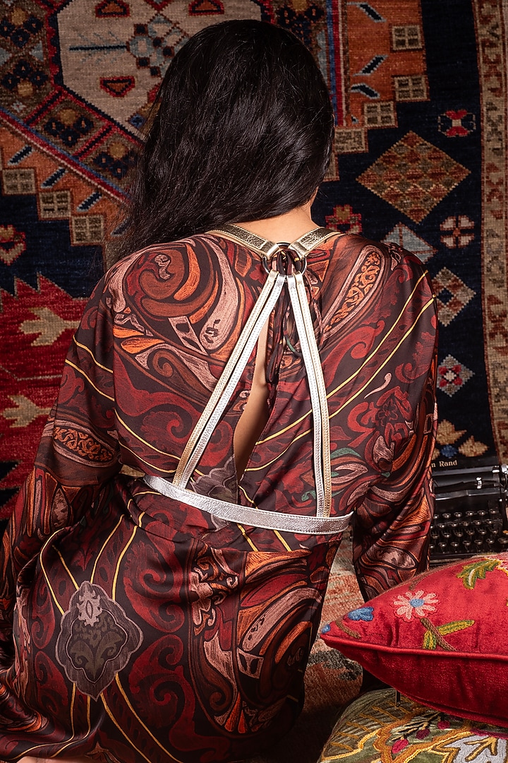 Gold & Silver Leather Body Belt by And Also at Pernia's Pop Up Shop