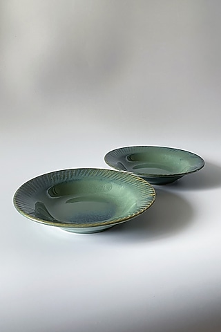 Ceramic Dark Forest Handcrafted Dish by Andneat