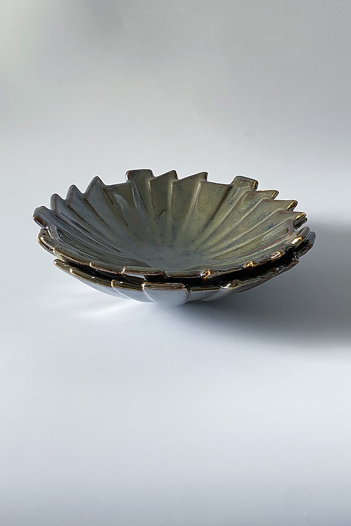 Ceramic Daintree Glazed Handcrafted Serving Bowl by Andneat at Pernia's Pop Up Shop