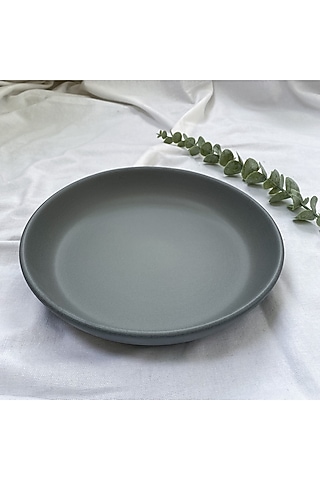 Grey Ceramic Matt Finish Dish by Andneat