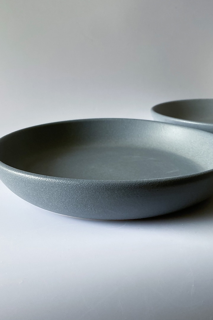 Grey Ceramic Matt Finish Dish by Andneat at Pernia's Pop Up Shop