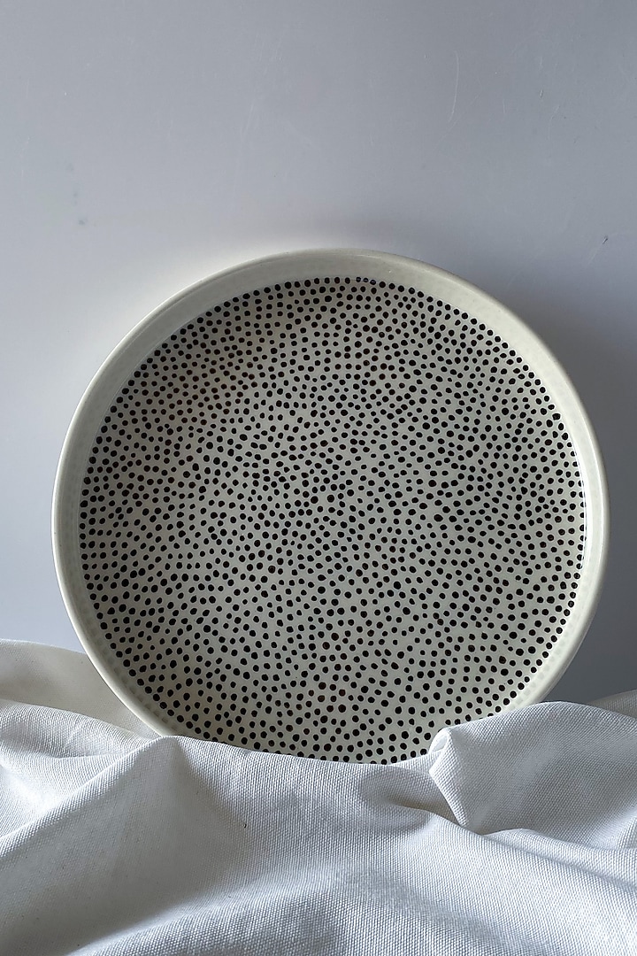 Off-White Ceramic Handcrafted Plate by Andneat at Pernia's Pop Up Shop