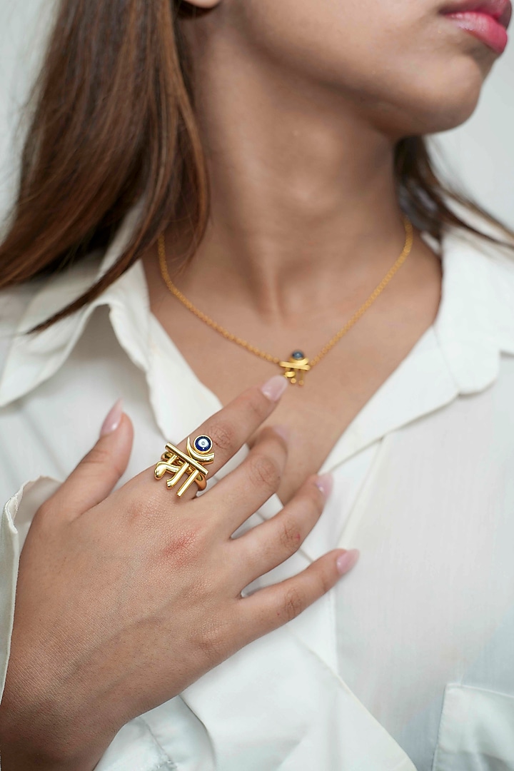 14Kt Yellow Gold Maa Ring by ANGELZ at Pernia's Pop Up Shop