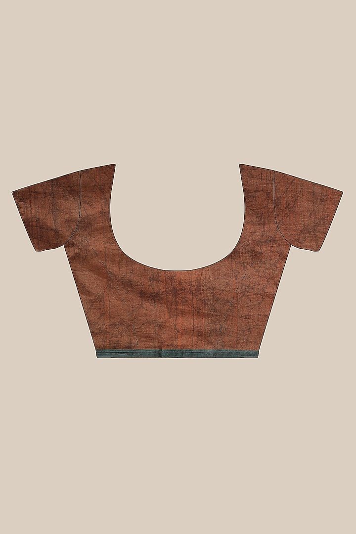 Camel Brown Digital Printed Festive Saree by Angarika at Pernia's Pop Up Shop