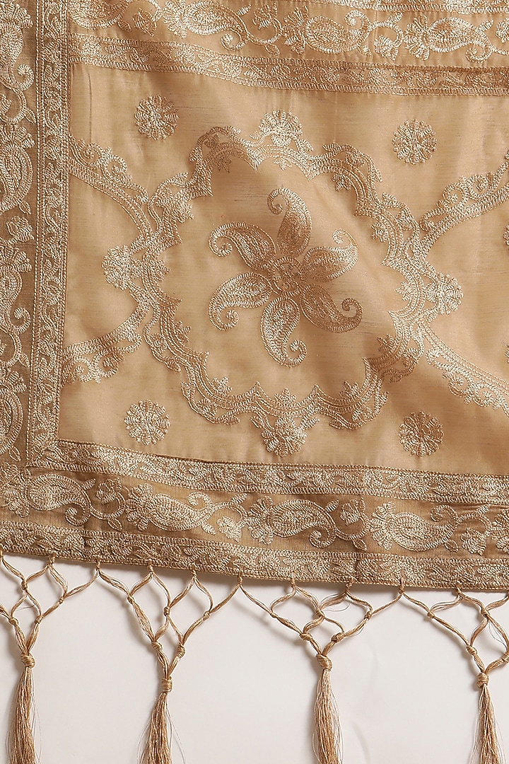Sea Green Chanderi Silk Printed Festive Saree by Angarika at Pernia's Pop Up Shop