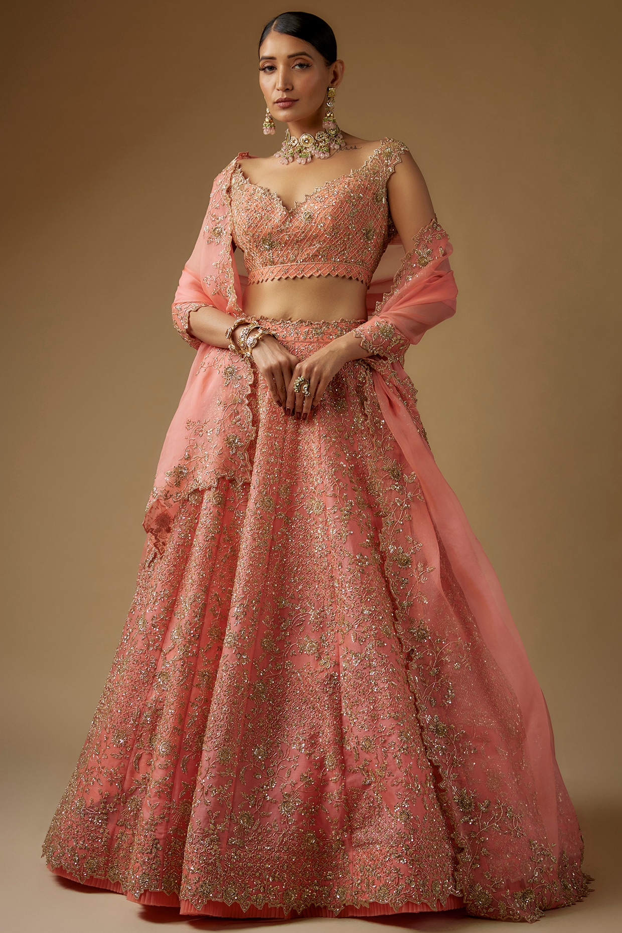 A Pretty Wedding With Bride In Baby Pink lehenga By Anushree Reddy | Pink bridal  lehenga, Pink lehenga, Bridal outfits