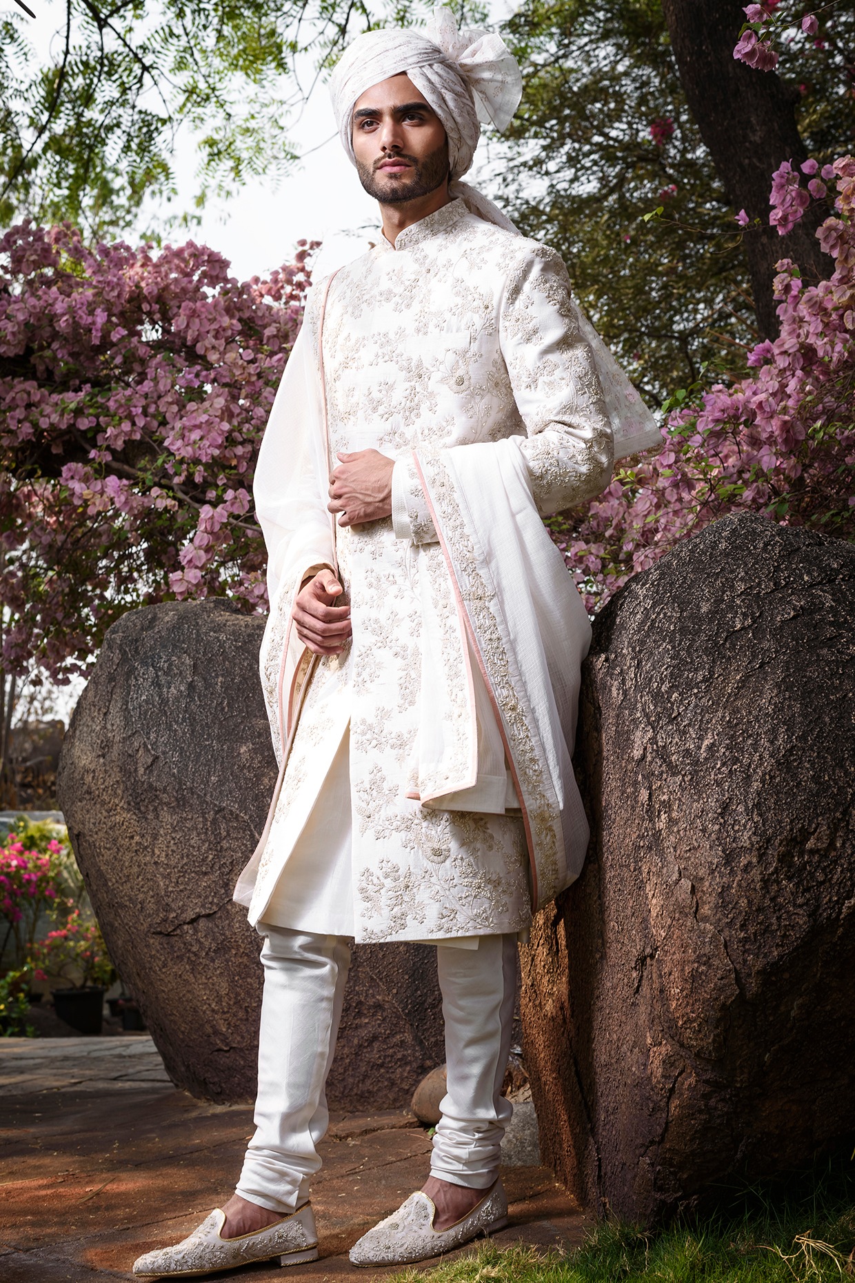 ivory sherwani