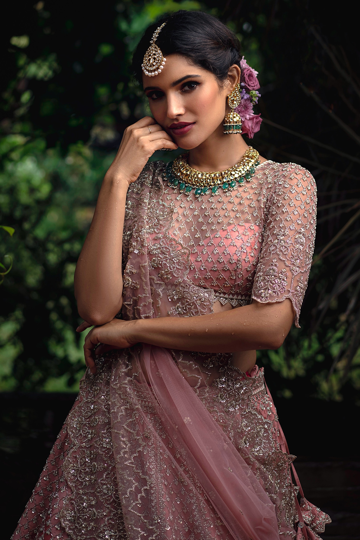 Esha Gupta in anushree reddy lehenga – Boutiquesarees.com