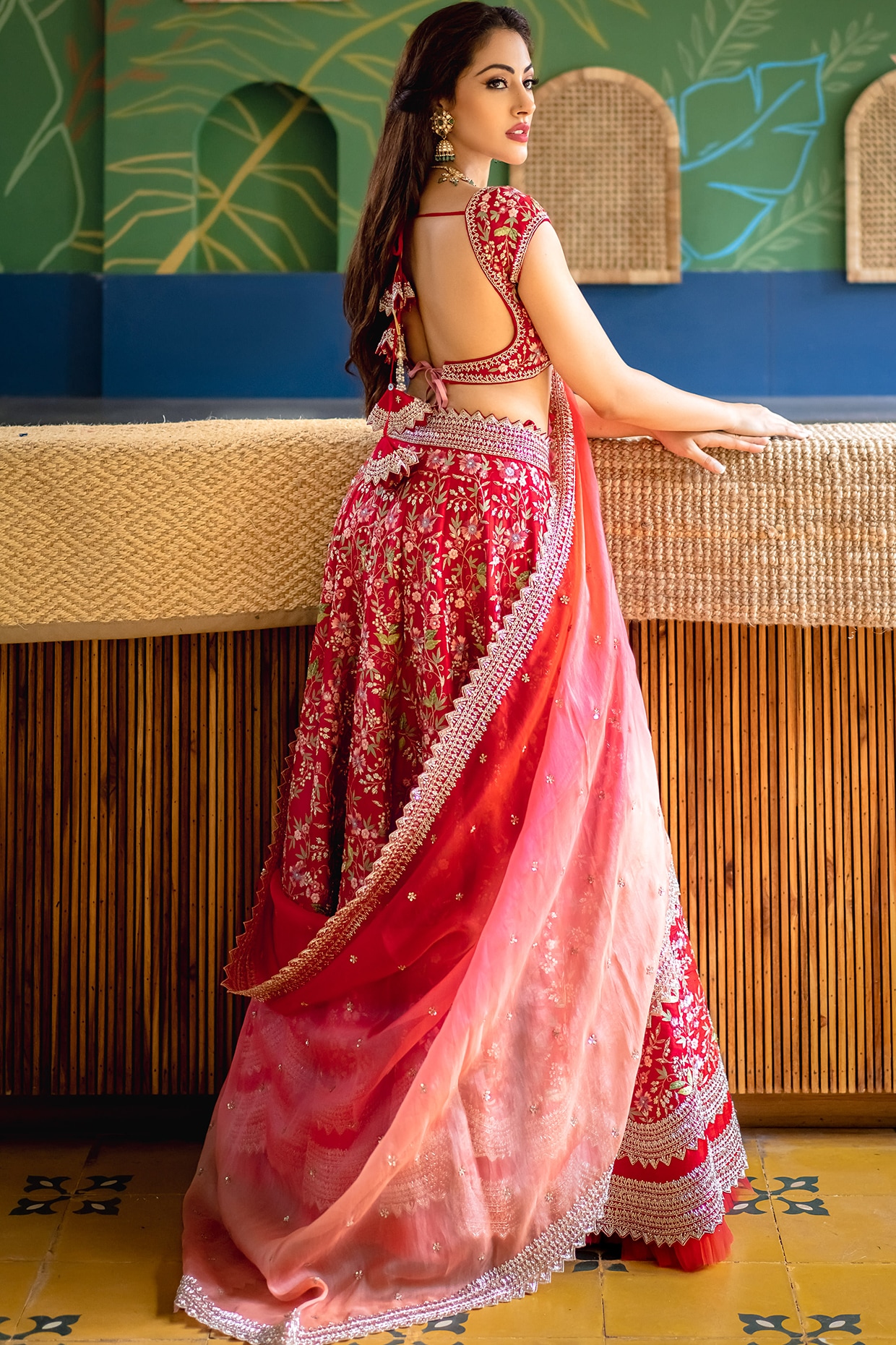 Pin by Shruti deshmukh on crop top and lehenga | Stylish dress designs,  Indian designer wear, Indian dresses