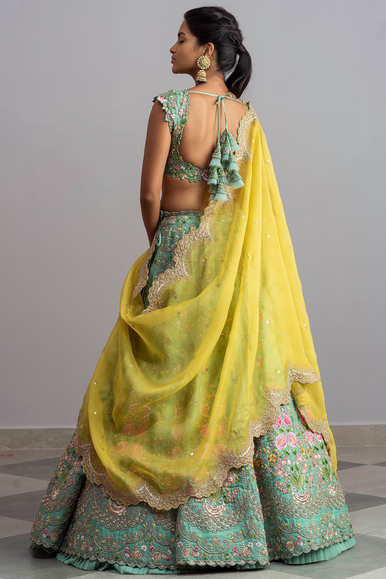 55 Green Lehenga for Every Occasion - Go Green