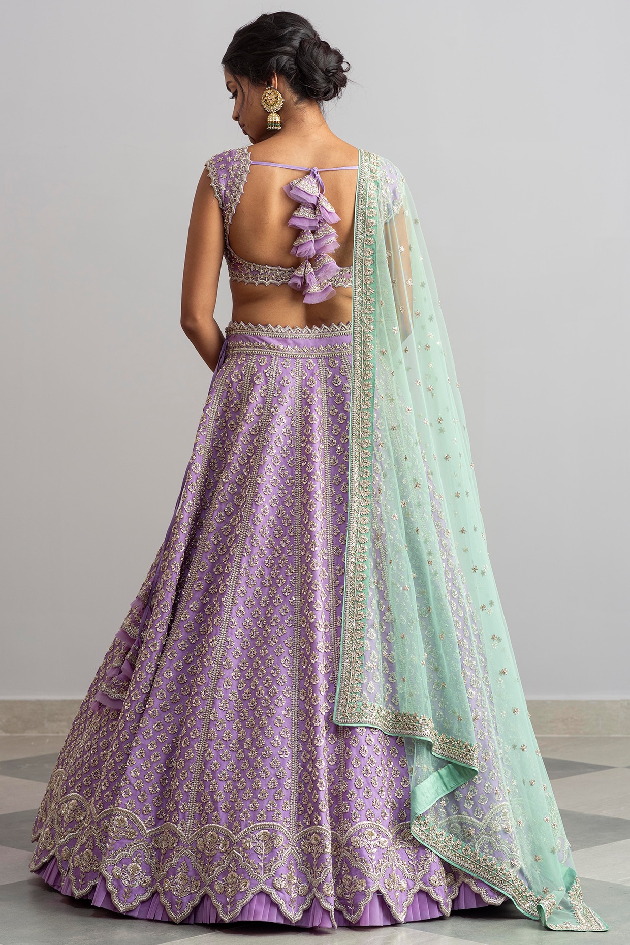 Buy Embroidered Lehenga Set by Anushree Reddy at Aza Fashions | Choli  designs, Lehenga designs, Lehenga saree design