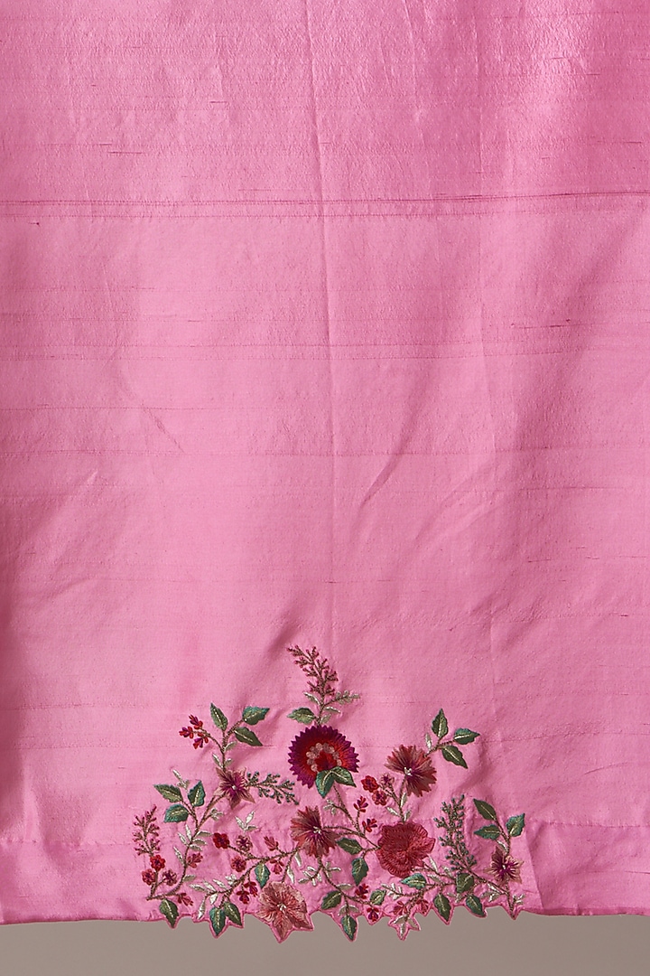 Lavender Organza Reception Saree Set by Anushree Reddy at Pernia's Pop Up Shop