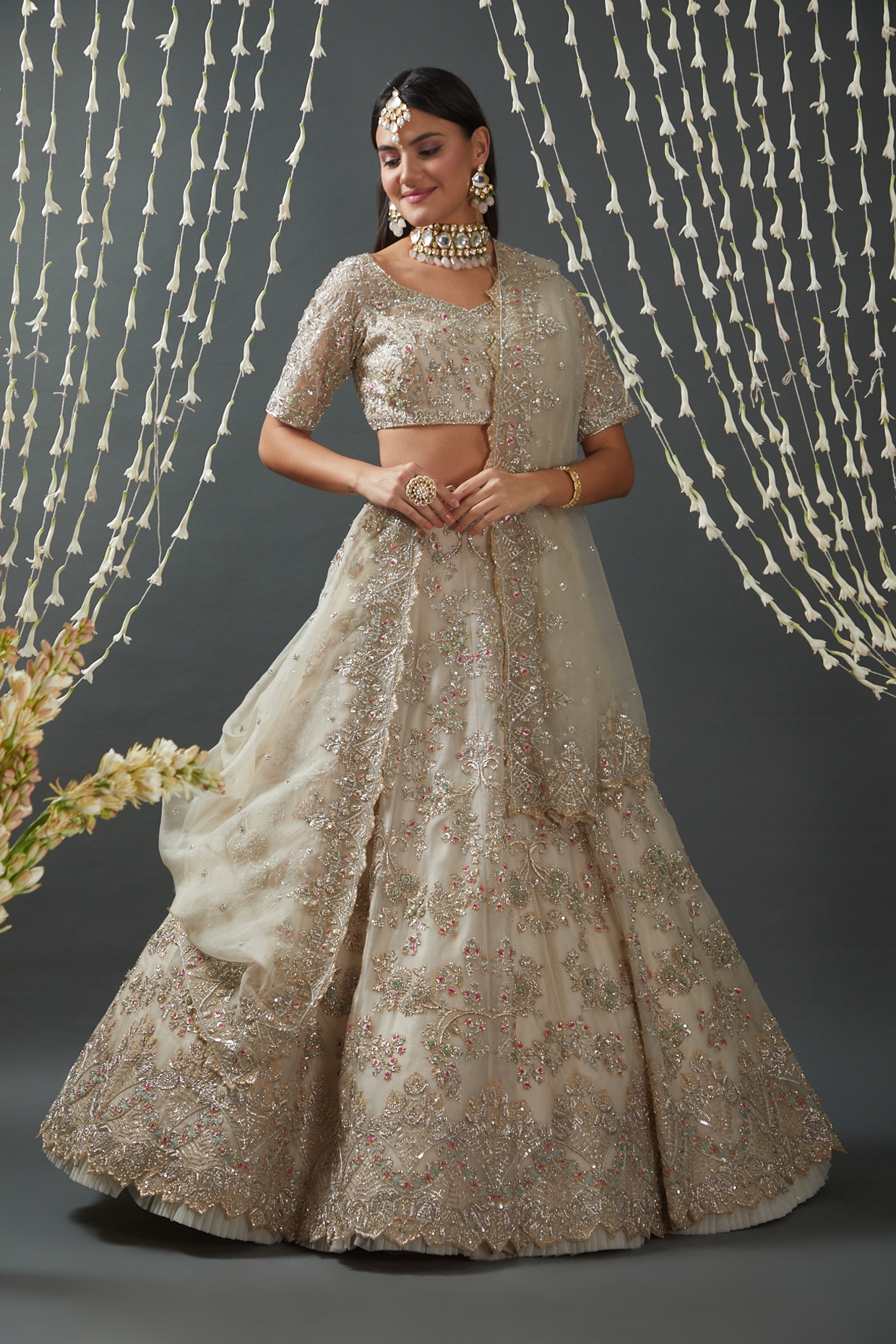Designer Dark Indo Western Wedding Dress - KeziahFashions.com