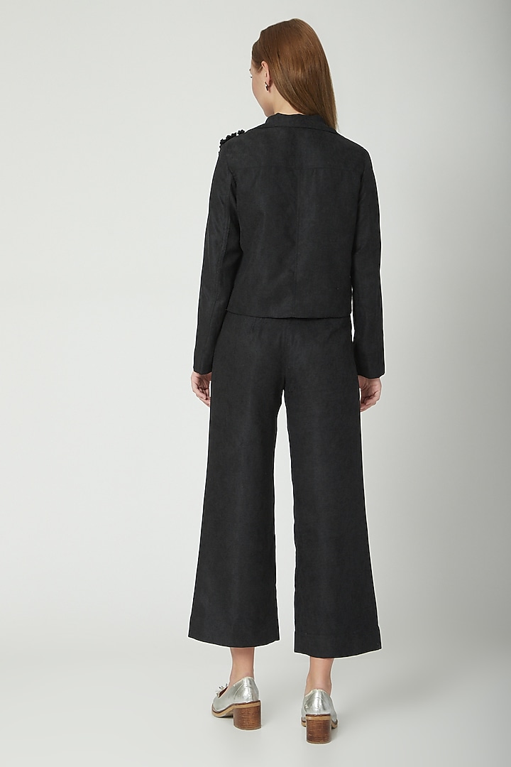 Black Corduroy Cullote Pants by Aruni at Pernia's Pop Up Shop
