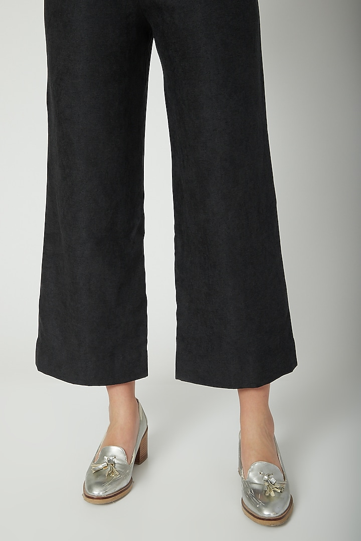 Black Corduroy Cullote Pants by Aruni at Pernia's Pop Up Shop