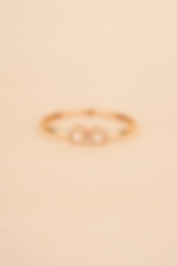 Gold Plated Kundan Polki Cuff by Anjali Jain Jewellery at Pernia's Pop Up Shop