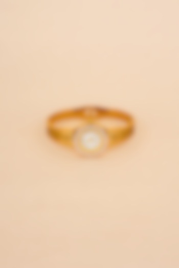 Gold Plated Crystal Bracelet by Anjali Jain Jewellery at Pernia's Pop Up Shop