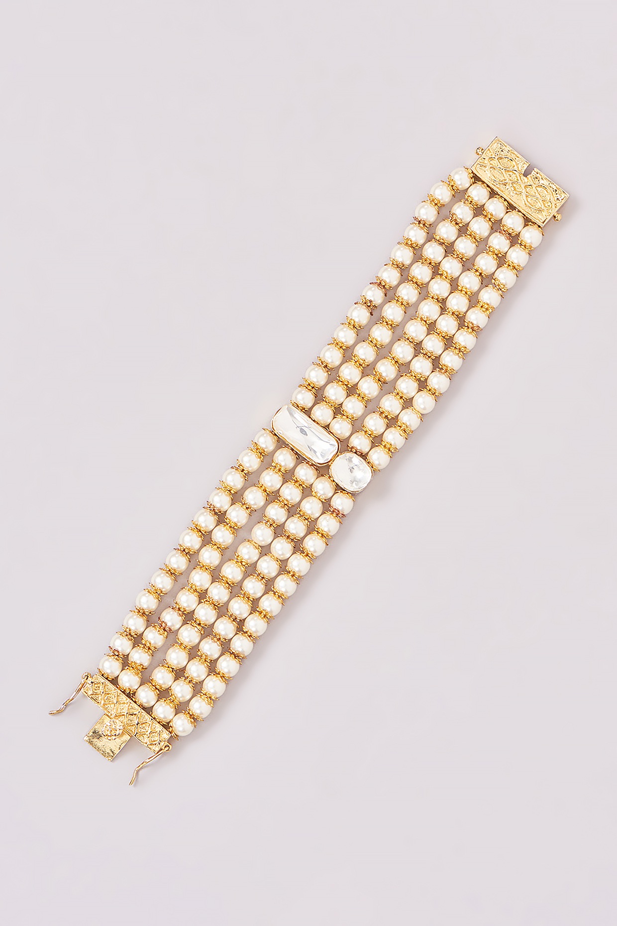 Anjali Tulasi Tulsi Bracelet With Moonstone and Pearls - Etsy