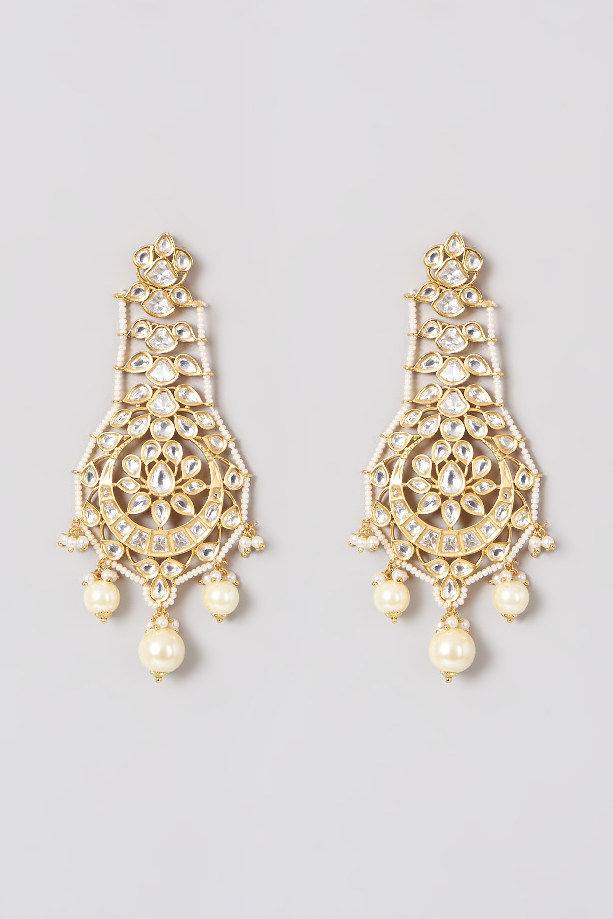 PC Chandra 22K Gold Floral stud earrings | Gold Earrings