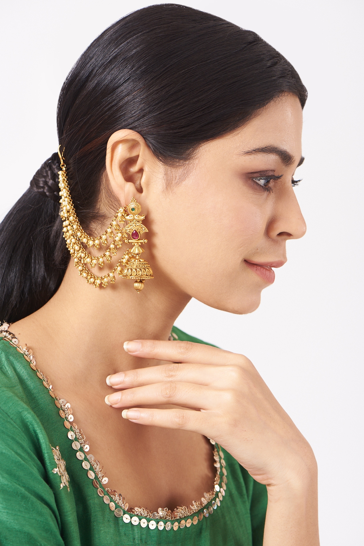 Latest simple Gold Jhumka Earrings for Girls  PC Chandra
