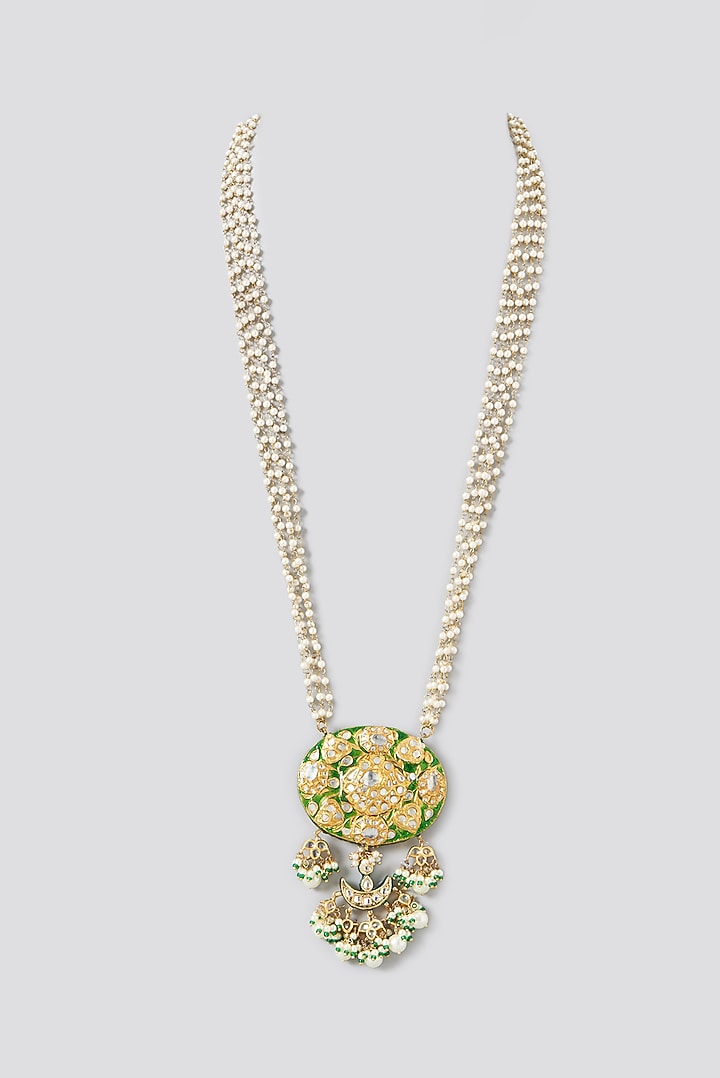 Anjali Long Gold Necklace main image 1