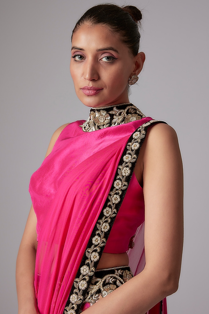 Multi-Colored Habutai Silk Printed Pant Set by Anand Kabra at Pernia's Pop Up Shop