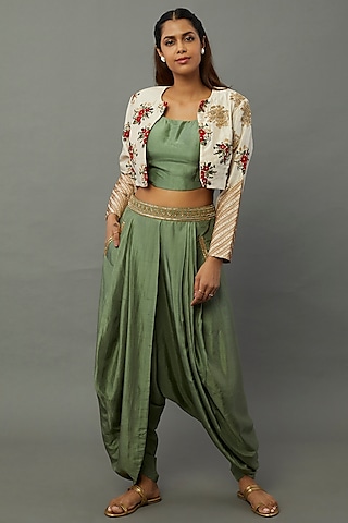 dhoti jacket dress