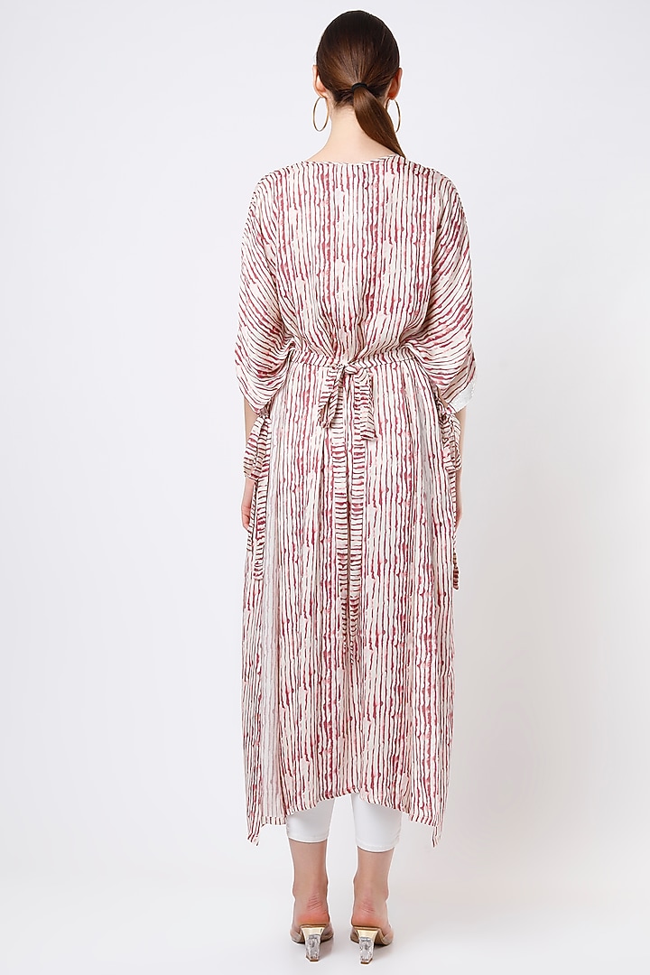 Blush Pink Striped Tunic by ANMOL KAKAD at Pernia's Pop Up Shop